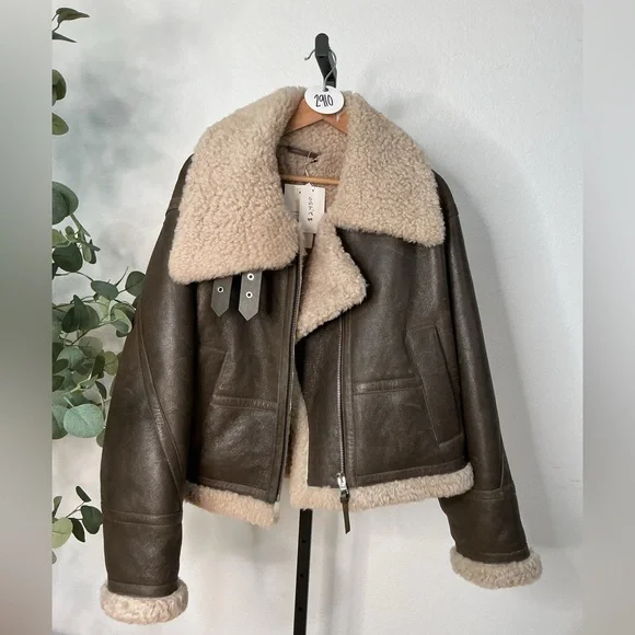 NWT Citizens Of Humanity Liv Shearling JacketLarge